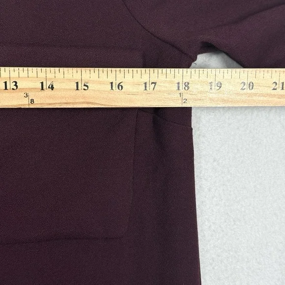 Tuckernuck Dress Womens Small Oxblood Barnett Mini Dress‎ Square Snap Button - Picture 13 of 15